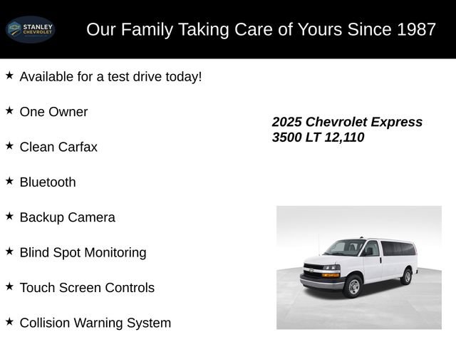 Used 2025 Chevrolet Express 3500 LT w/ LT Preferred Equipment Group RWD image 9