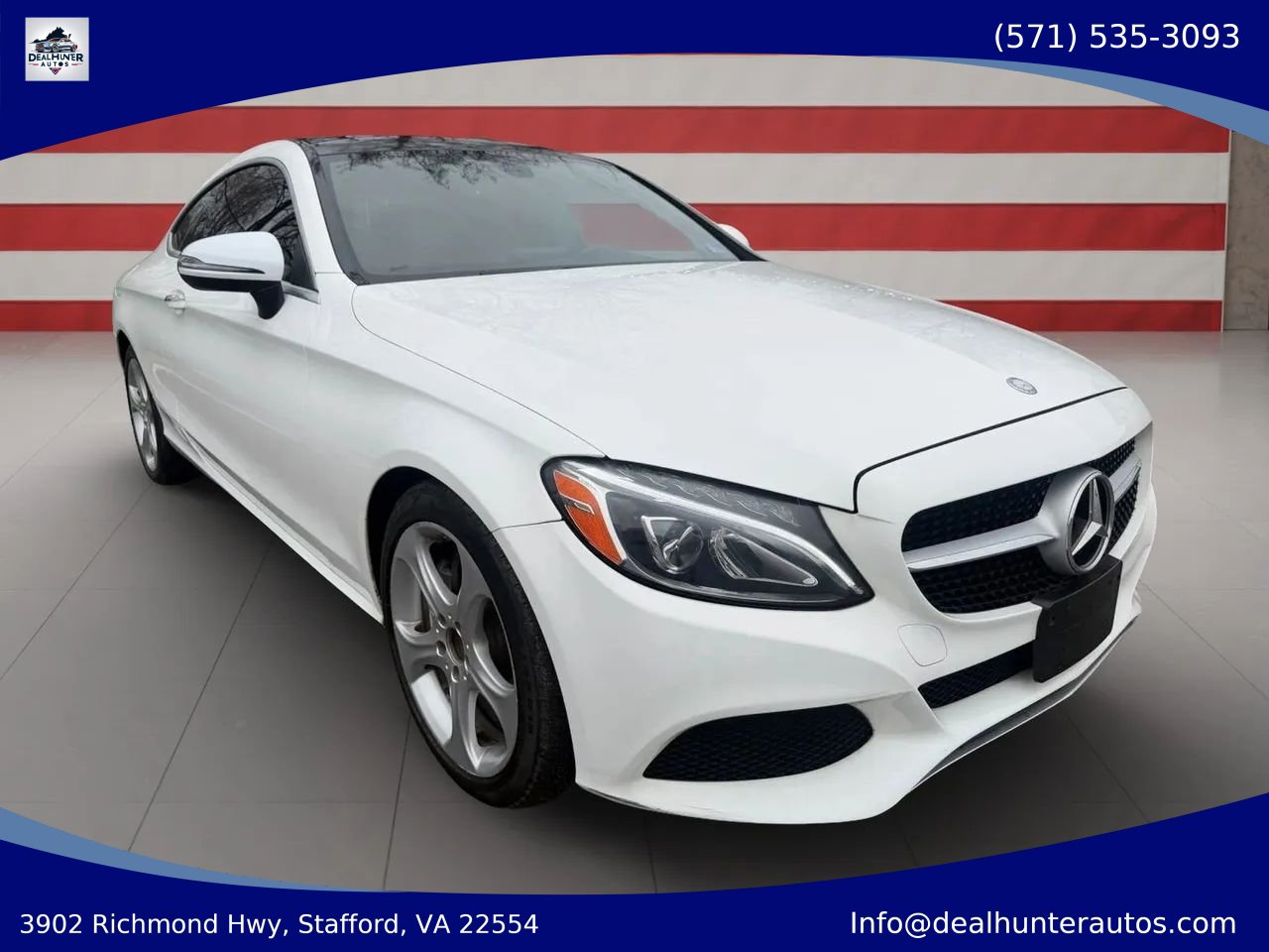 Used 2017 Mercedes-Benz C 300 Coupe w/ Premium 1 Package image 3