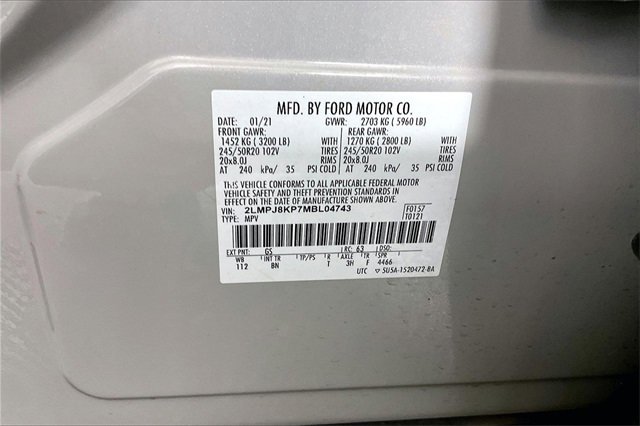 Used 2021 Lincoln Nautilus Reserve w/ Equipment Group 201A image 19