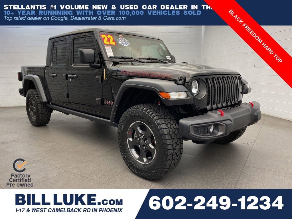 Certified 2022 Jeep Gladiator Rubicon