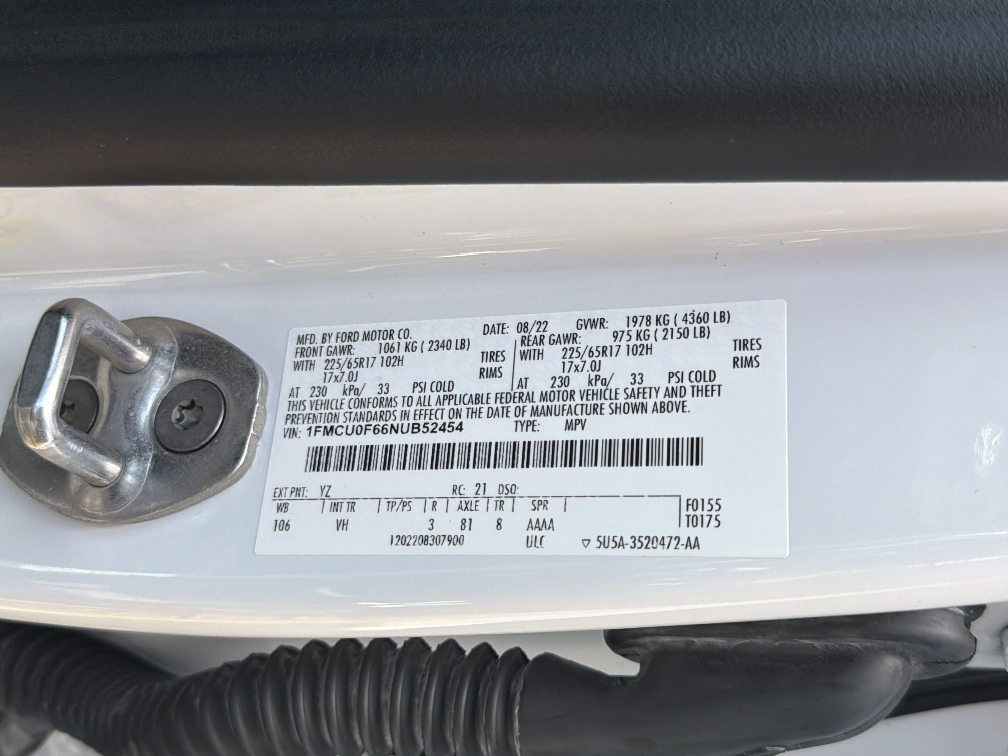 Used 2022 Ford Escape S FWD image 31