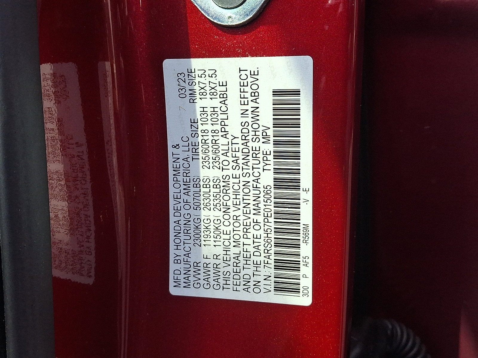 Certified 2023 Honda CR-V Sport image 19