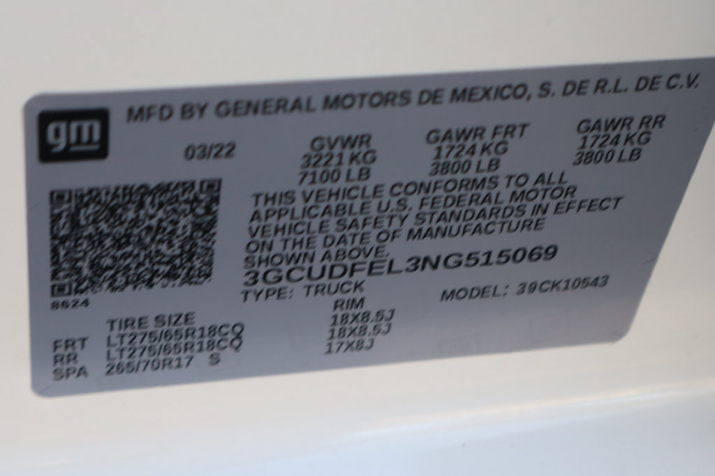 Used 2022 Chevrolet Silverado 1500 LT Trail Boss w/ LPO, Dark Essentials Package AWD/4WD image 55