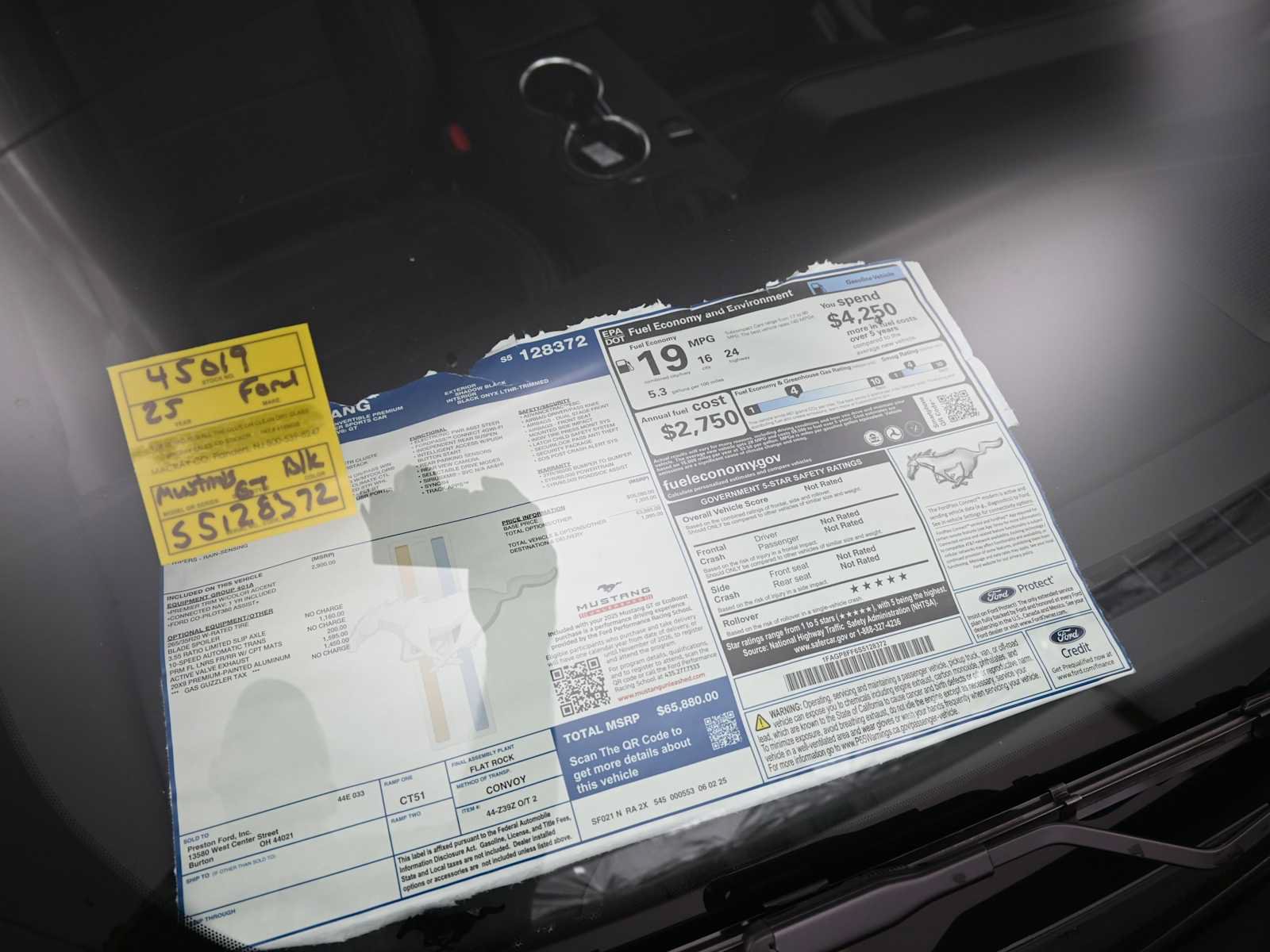 New 2025 Ford Mustang GT Premium RWD image 13