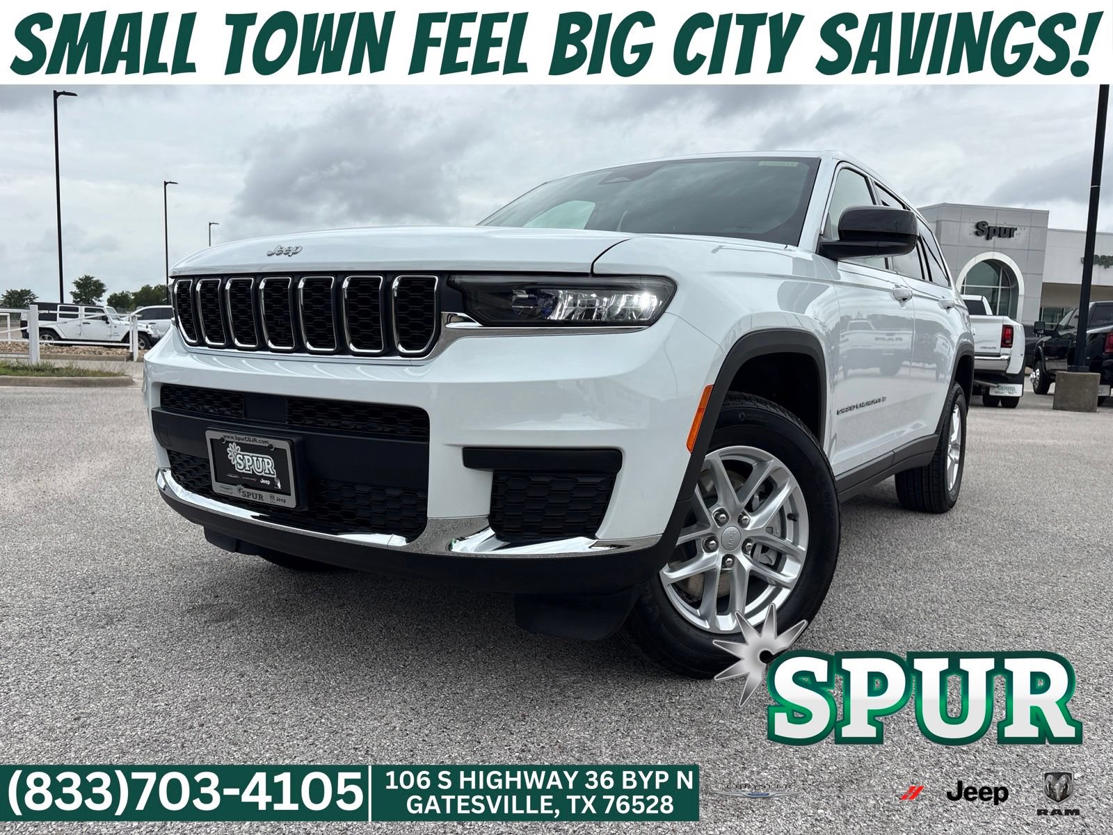 New 2026 Jeep Grand Cherokee L Laredo RWD 360° Tour