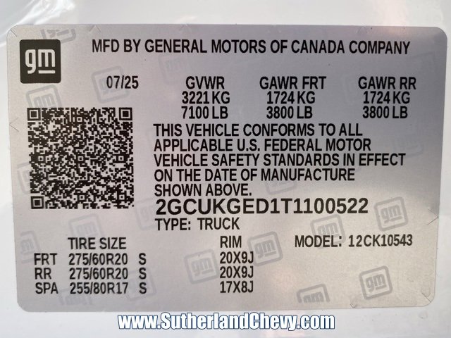 New 2026 Chevrolet Silverado 1500 LTZ w/ LTZ Premium Package image 60