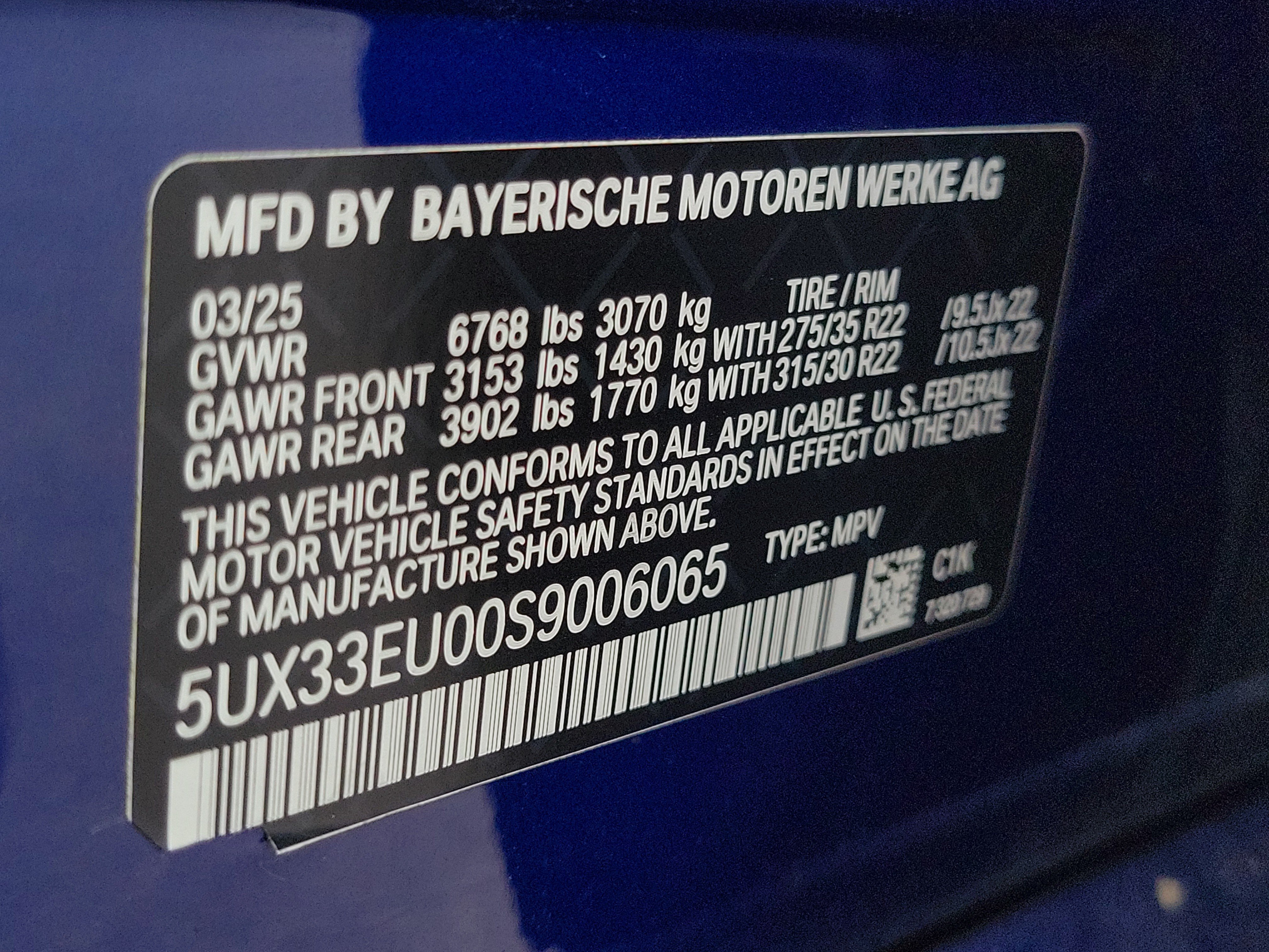 Used 2025 BMW X5 M60i AWD/4WD image 9
