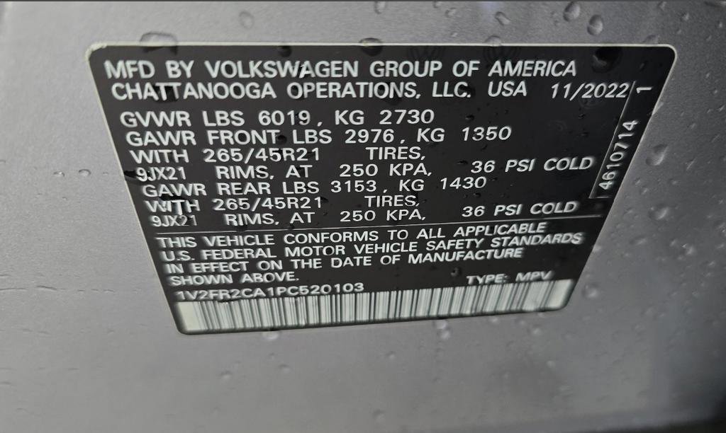 Used 2023 Volkswagen Atlas SEL Premium AWD/4WD image 18