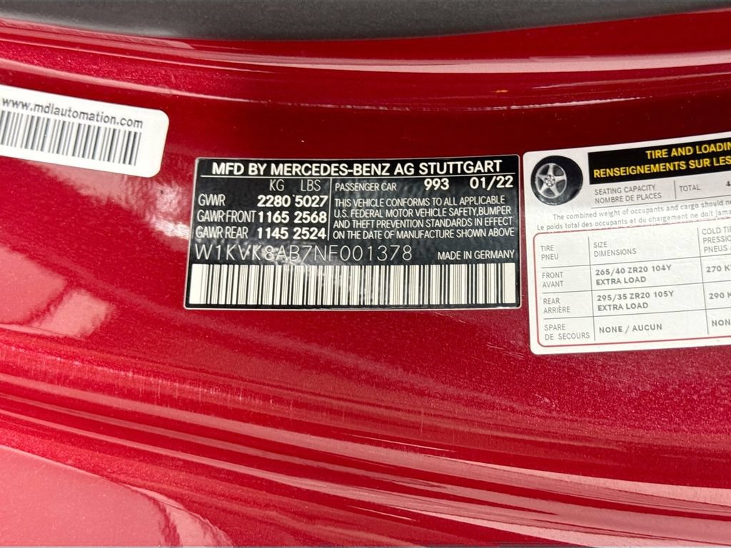 Used 2022 Mercedes-Benz SL 55 AMG 4MATIC image 41