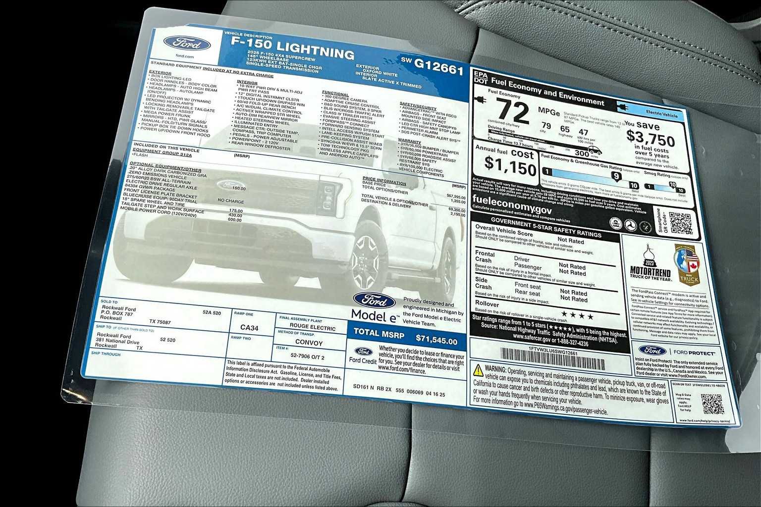 New 2025 Ford F150 Lightning Flash image 19