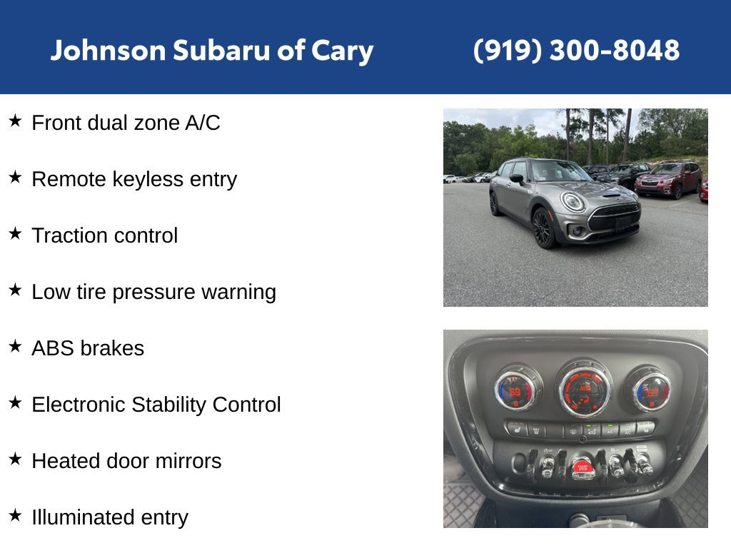 Used 2020 MINI Cooper Clubman S w/ Storage Package AWD/4WD image 6