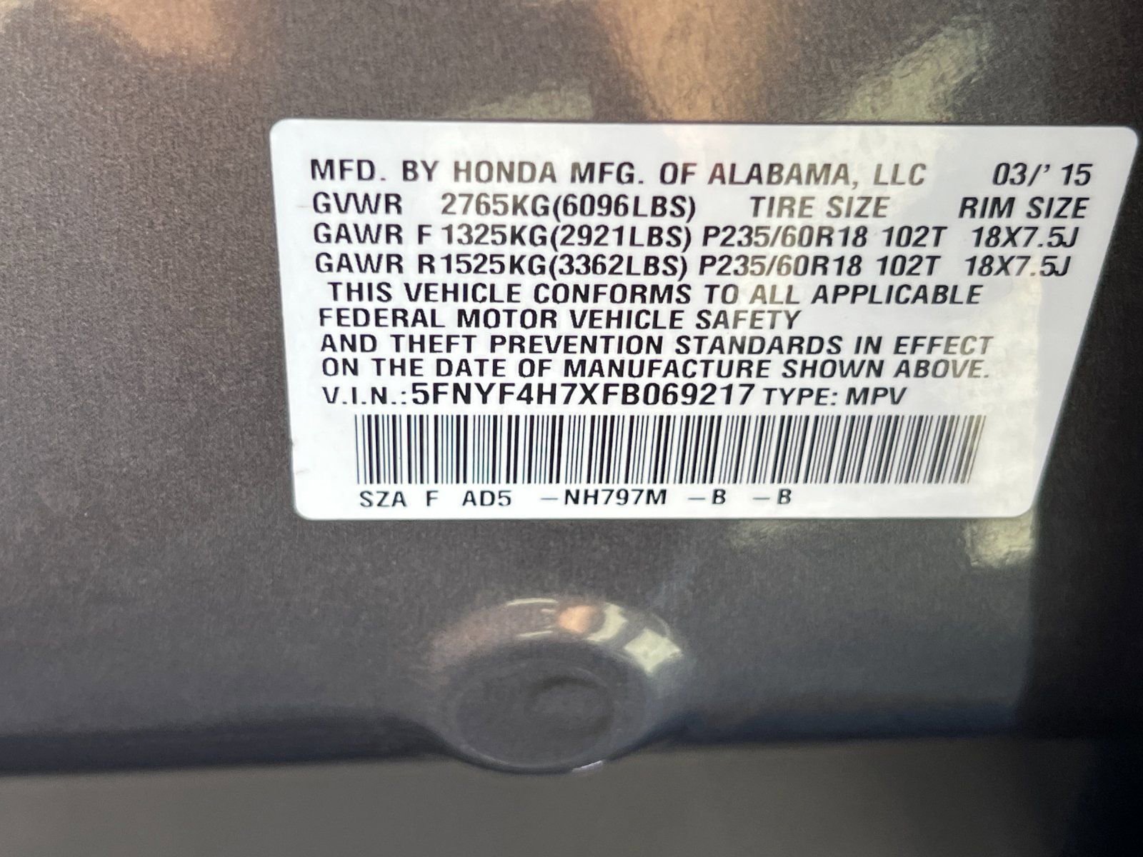 Used 2015 Honda Pilot EX-L image 28