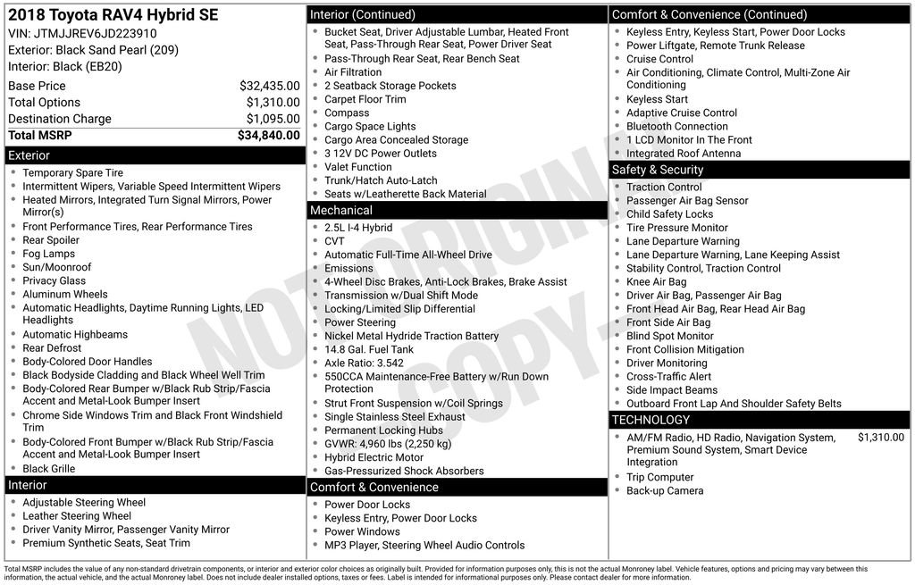 Used 2018 Toyota RAV4 SE image 17
