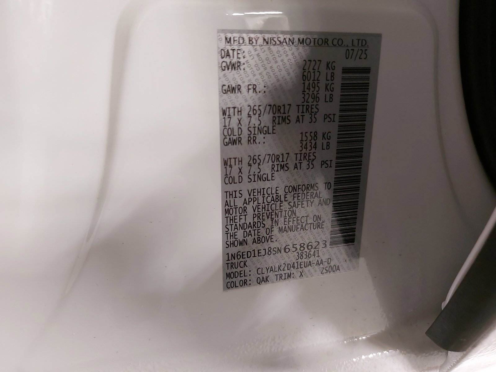 Used 2025 Nissan Frontier Pro-X image 39
