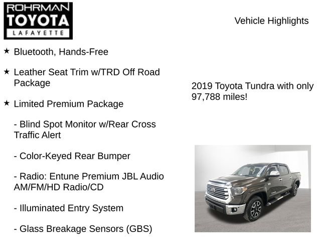 Used 2019 Toyota Tundra Limited w/ Limited Premium Package image 8