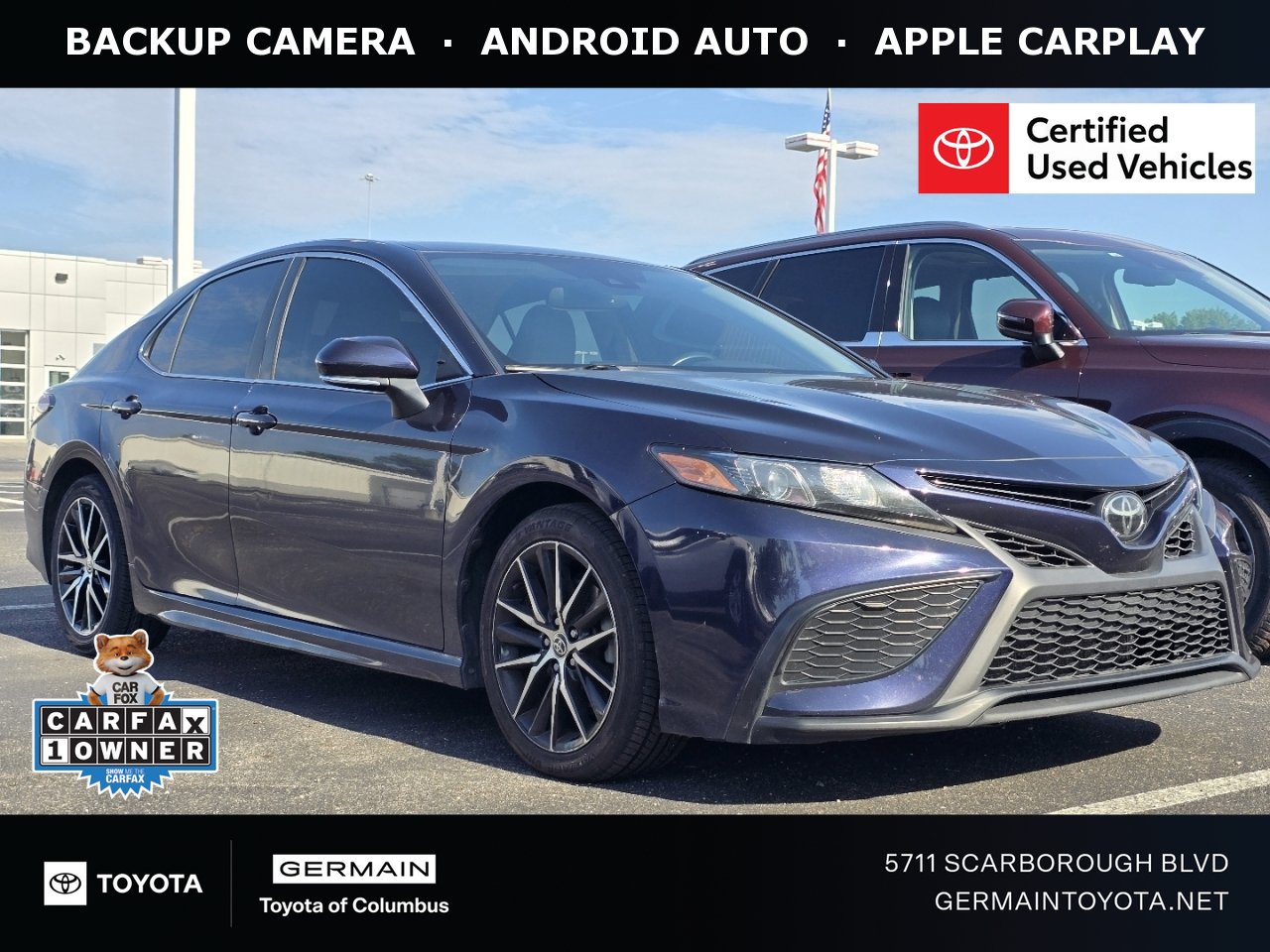 Used 2021 Toyota Camry SE w/ Cold Weather Package AWD/4WD image 1