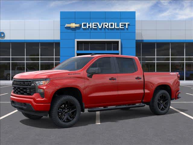 New 2026 Chevrolet Silverado 1500 Custom w/ Turbomax Blackout Package AWD/4WD image 2