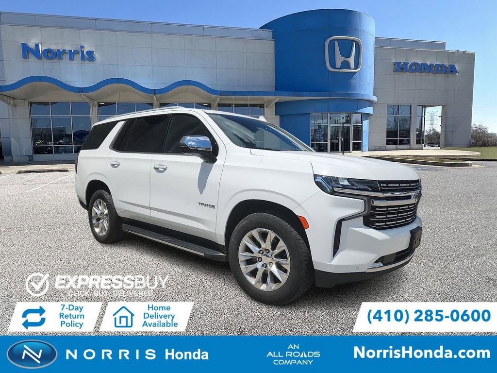 Used 2021 Chevrolet Tahoe Premier w/ Premium Package AWD/4WD image 1