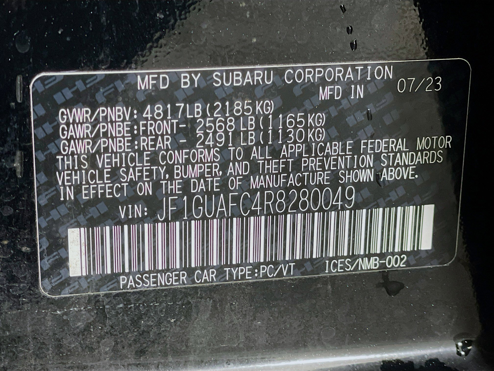 Used 2024 Subaru Impreza 2.0i Sport image 12