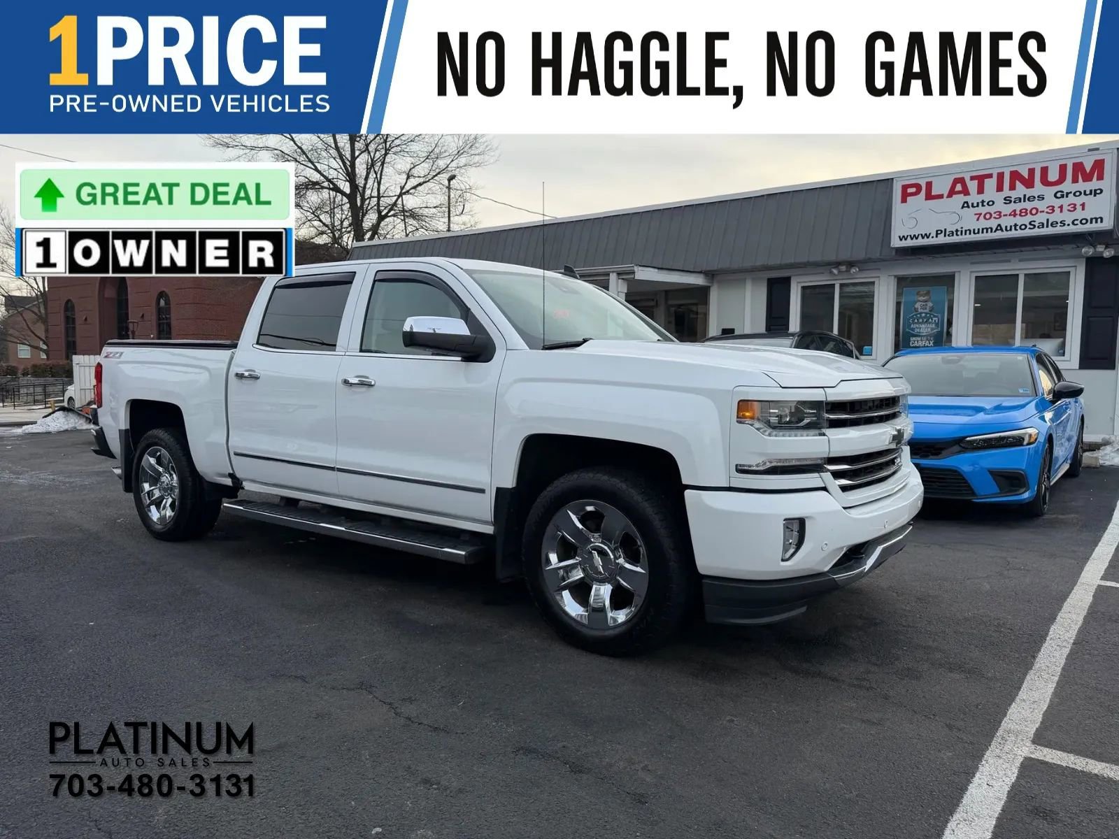 Used 2017 Chevrolet Silverado 1500 LTZ Z71 w/ LTZ Plus Package image 1