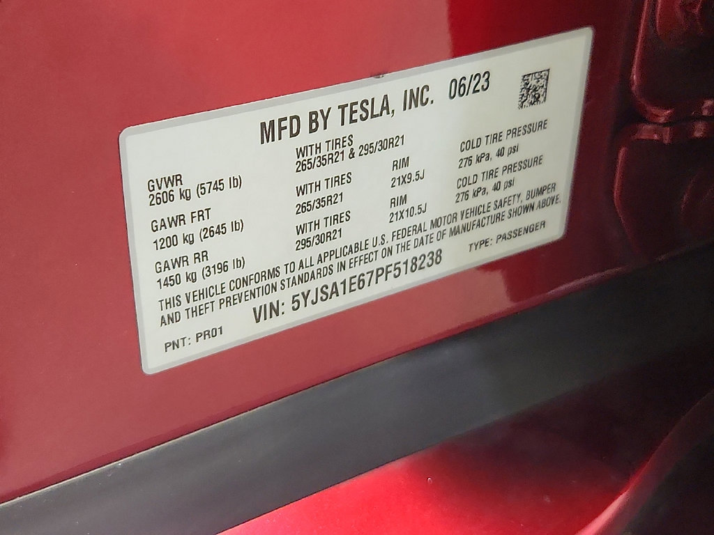 Used 2023 Tesla Model S Plaid AWD/4WD image 27