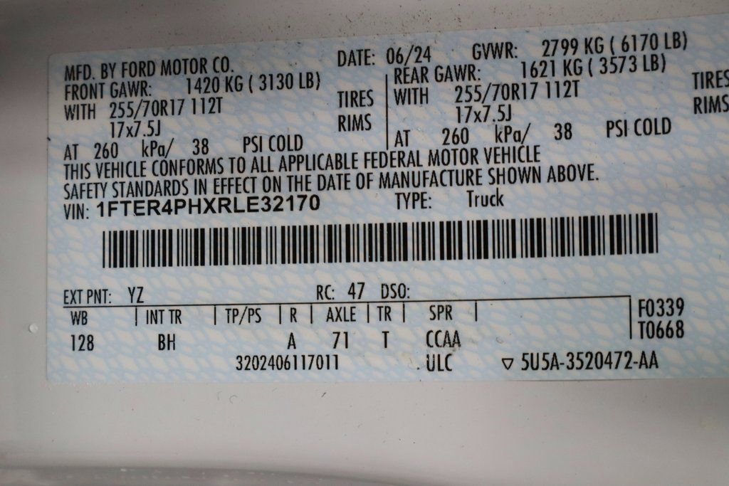 Certified 2024 Ford Ranger XL image 31