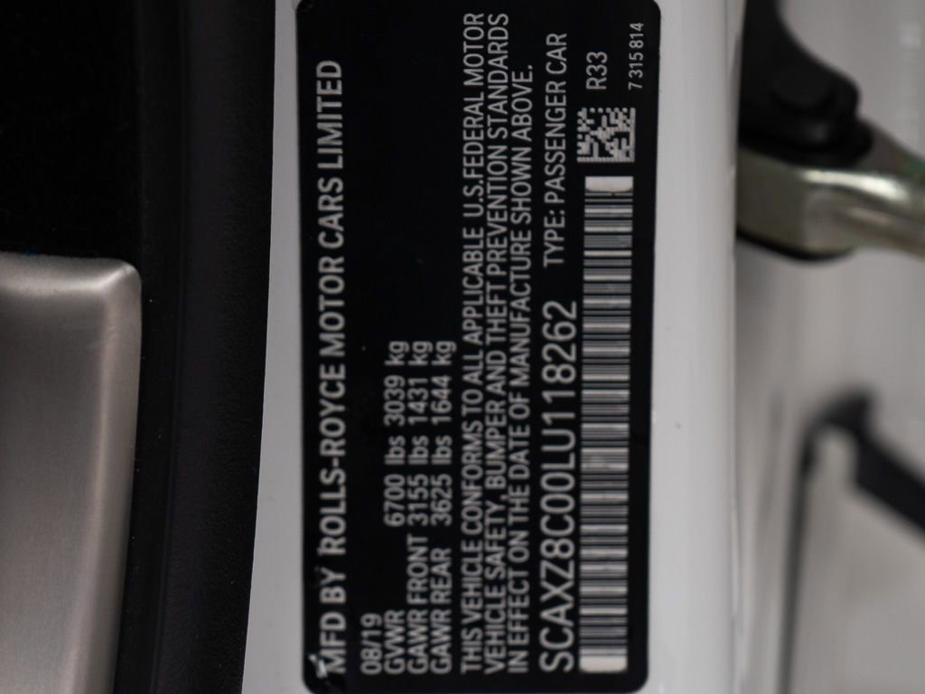 Certified 2020 Rolls-Royce Dawn image 54