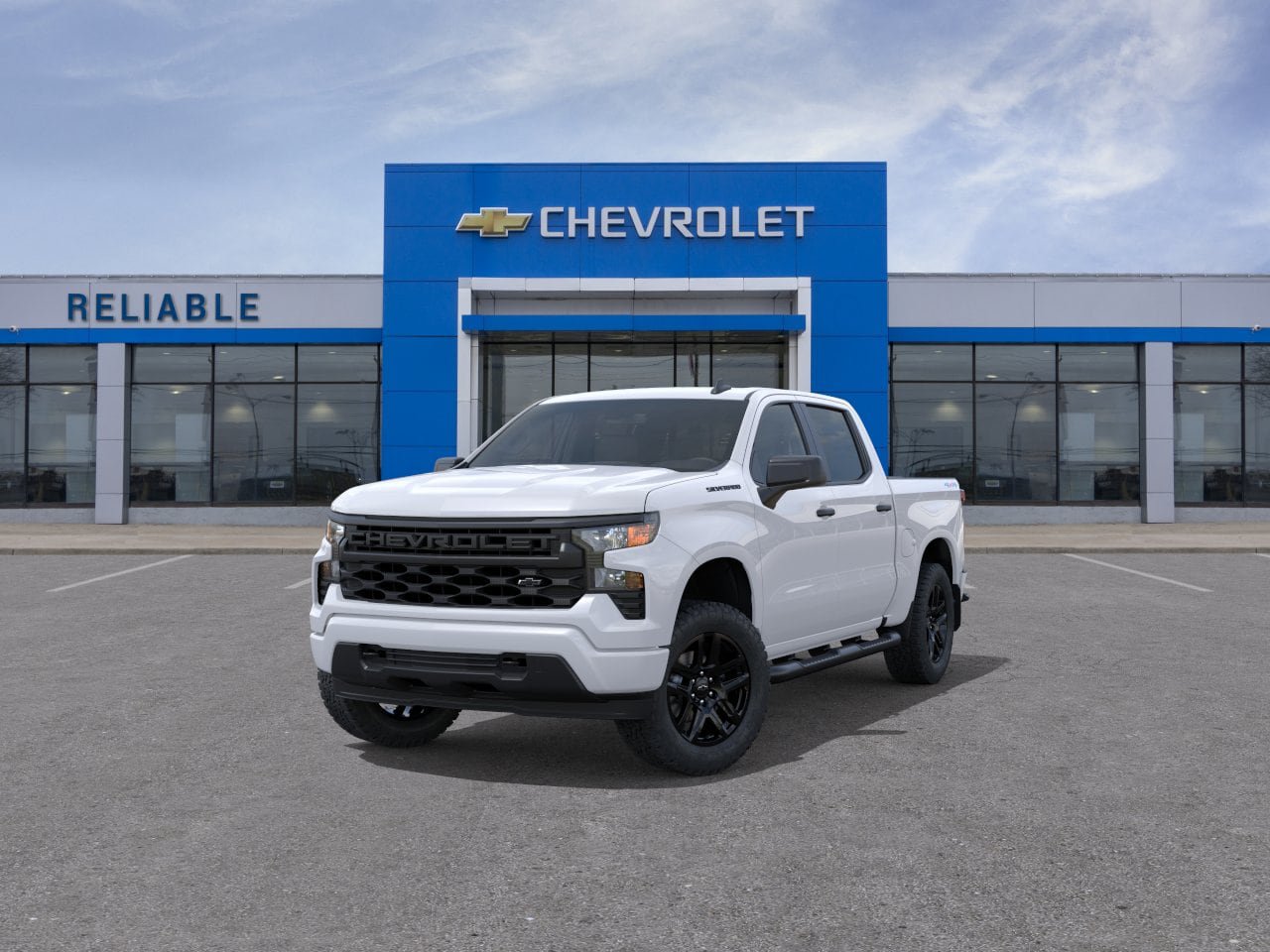 New 2026 Chevrolet Silverado 1500 Custom w/ Turbomax Blackout Package AWD/4WD image 8