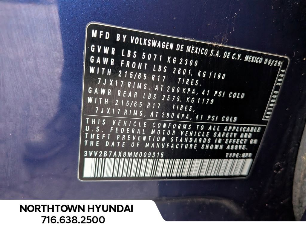 Used 2021 Volkswagen Tiguan SE image 37