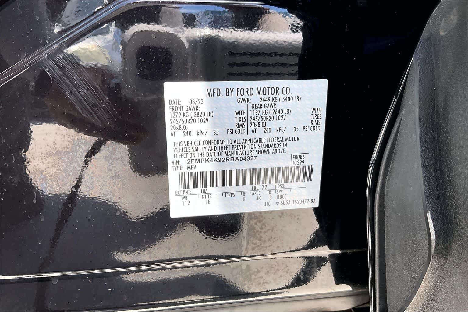 Used 2024 Ford Edge Titanium w/ Equipment Group 301A AWD/4WD image 20