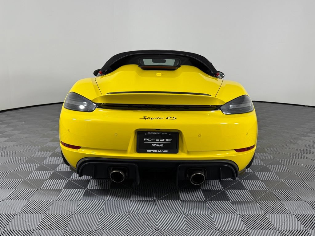Certified 2024 Porsche 718 Boxster Spyder RS RWD image 8