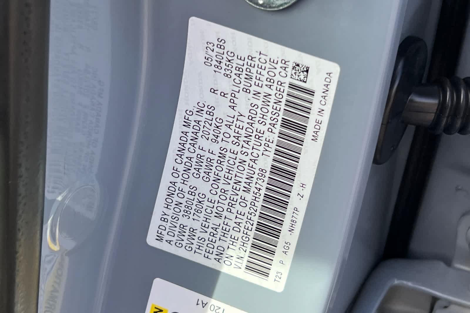 Used 2023 Honda Civic Sport image 32