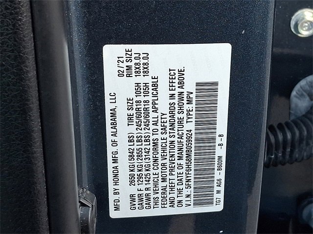 Used 2021 Honda Pilot EX-L image 27