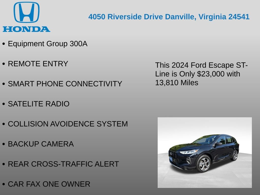 Used 2024 Ford Escape ST-Line w/ Tech Pack #1 FWD image 7