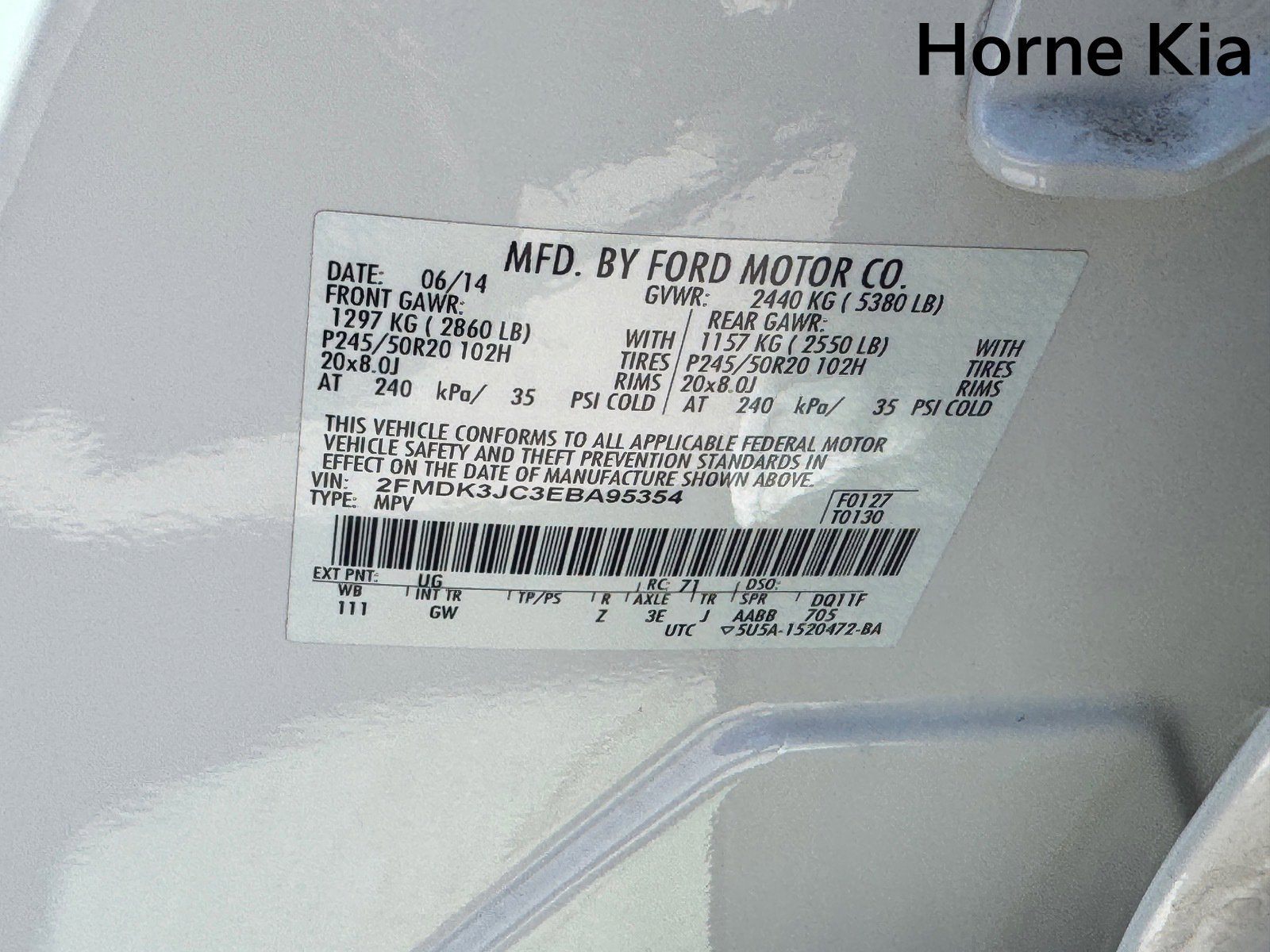 Used 2014 Ford Edge SEL w/ Equipment Group 205A image 30