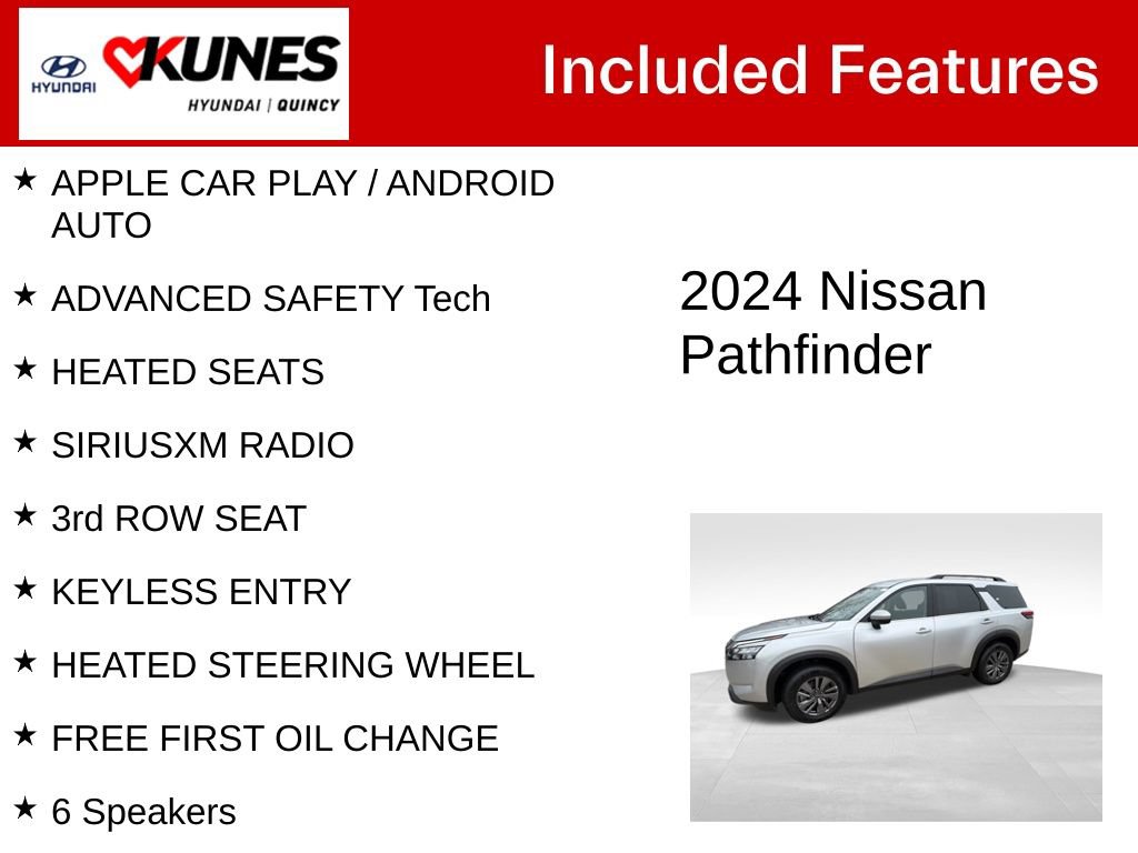 Used 2024 Nissan Pathfinder SV FWD image 2