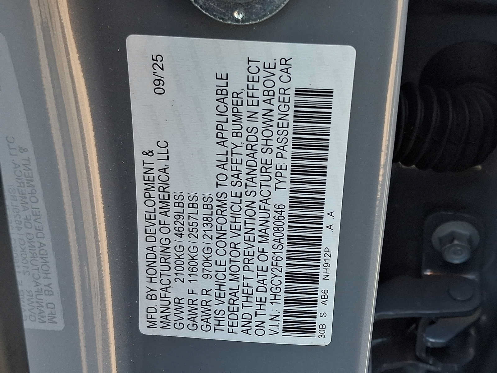 Certified 2025 Honda Accord EX-L image 27
