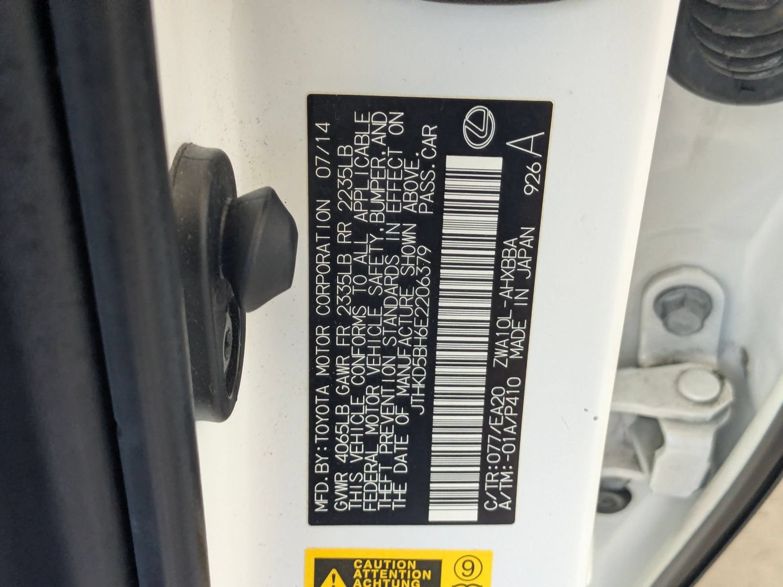 Used 2014 Lexus CT 200h FWD image 26