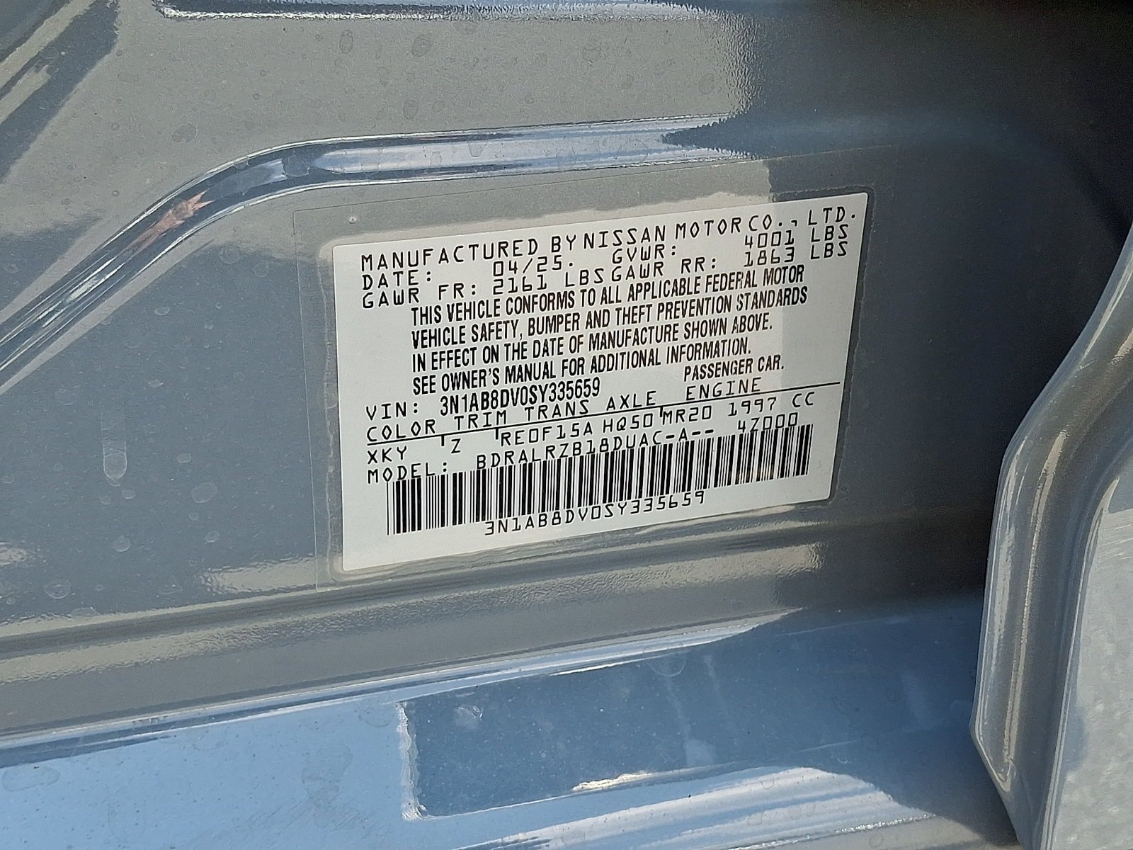 Certified 2025 Nissan Sentra SR w/ Midnight Edition FWD image 27