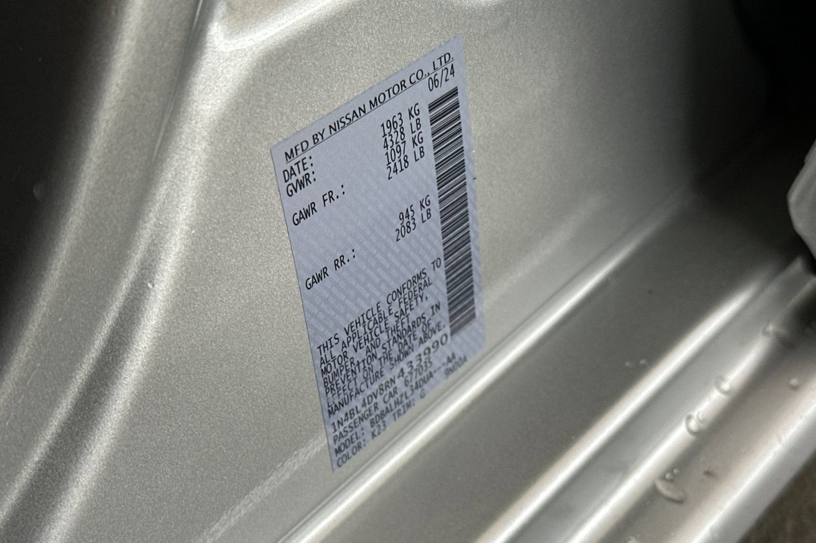 Used 2024 Nissan Altima 2.5 SV image 28