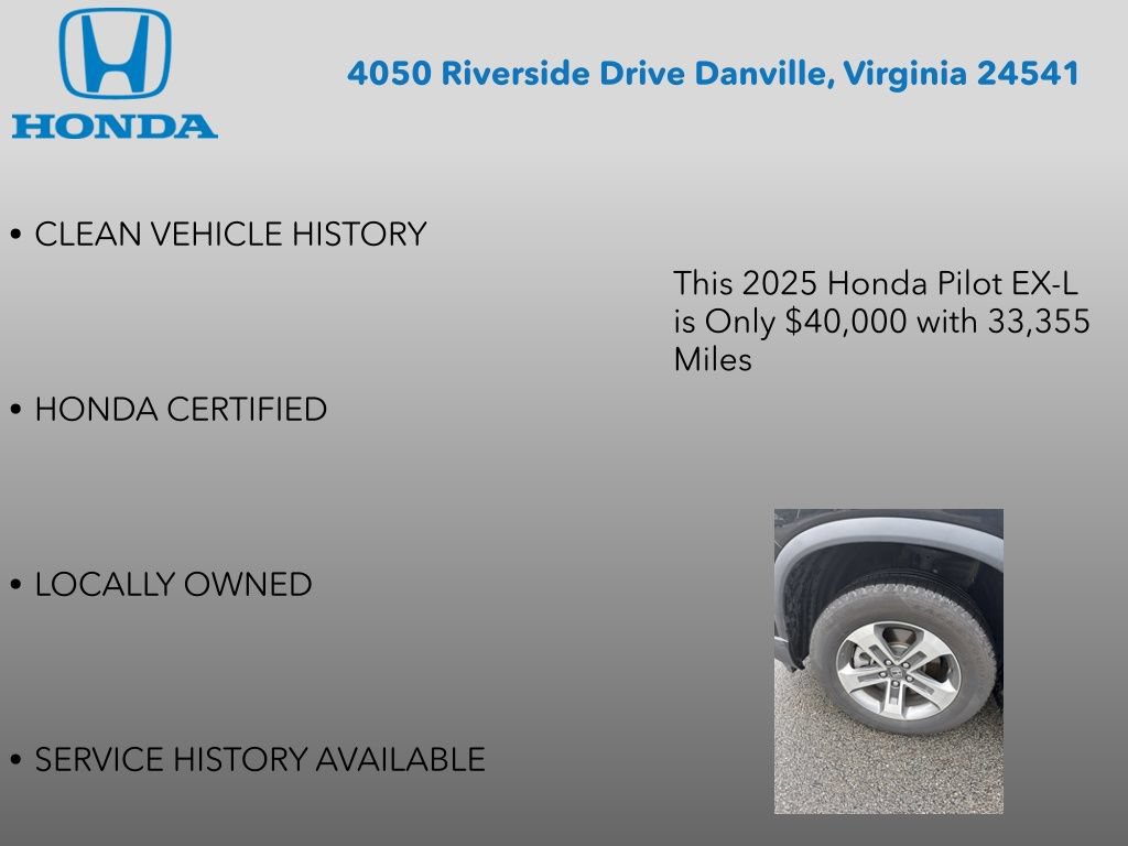 Used 2025 Honda Pilot EX-L image 7