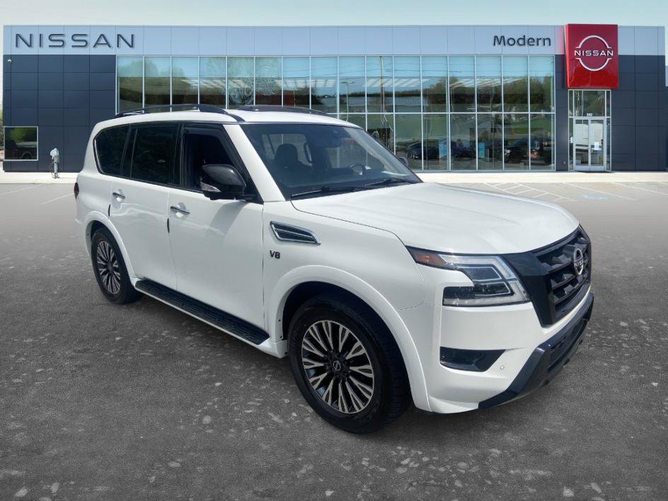 Used 2021 Nissan Armada SL w/ Midnight Edition Package RWD image 3