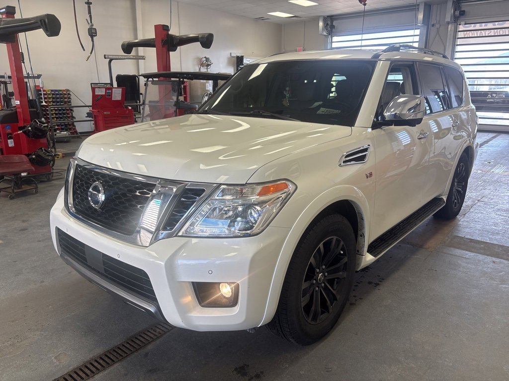 Used 2019 Nissan Armada Platinum w/ Captain's Chairs Package image 2