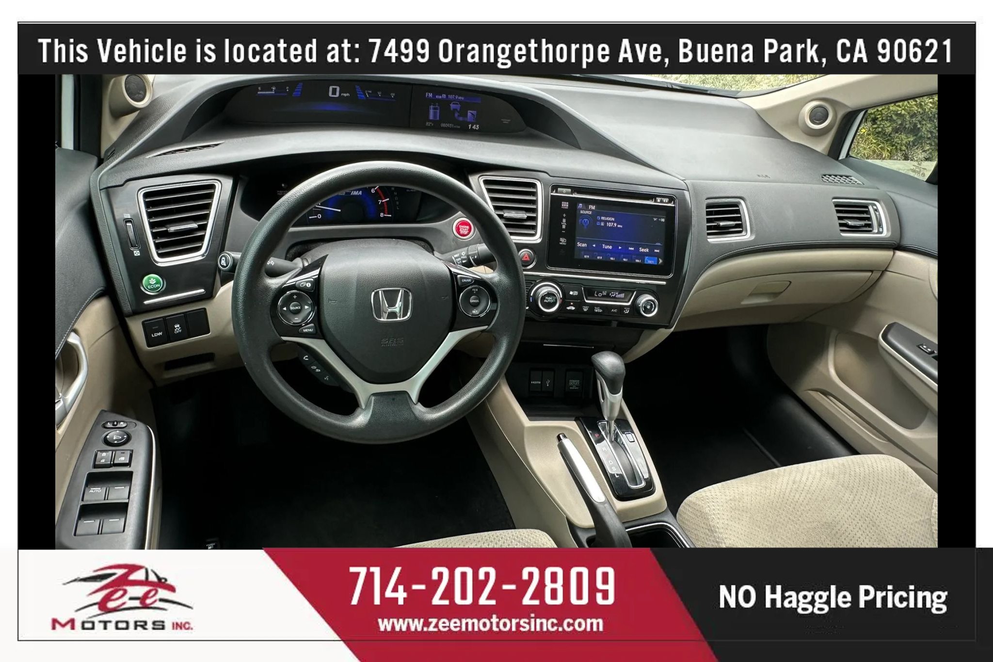 Used 2015 Honda Civic Hybrid Sedan image 20