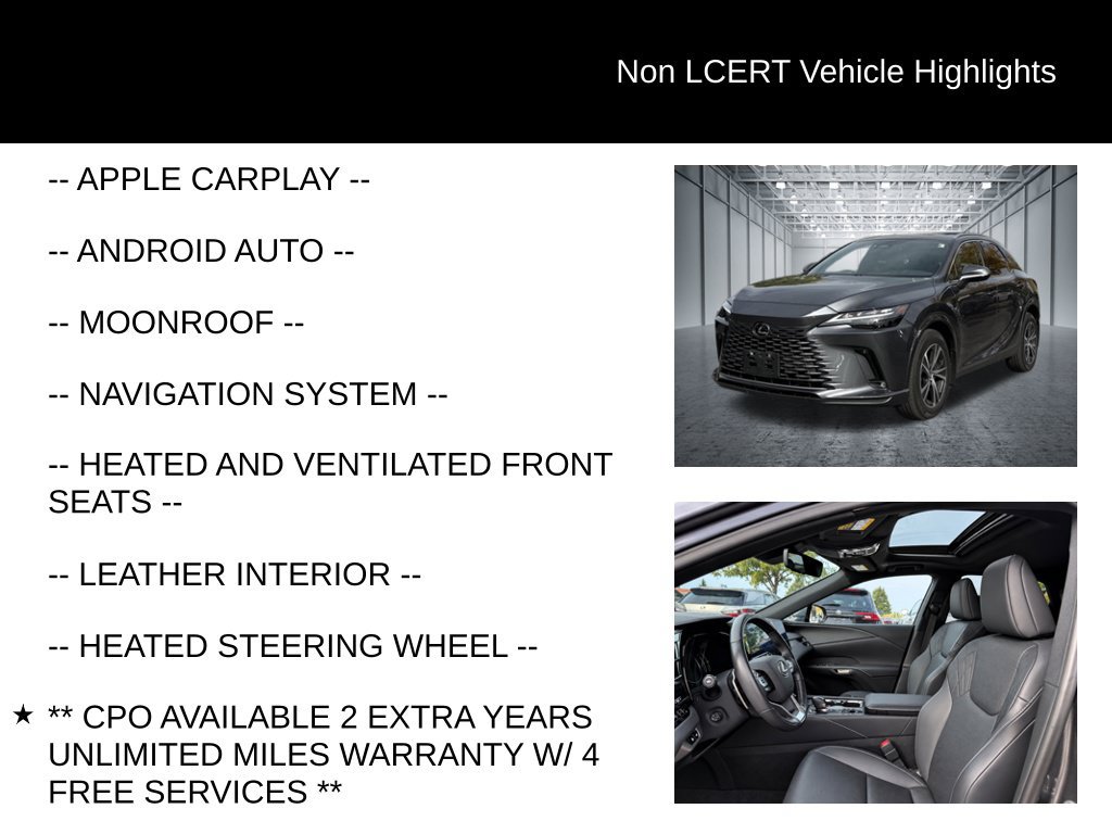 Used 2024 Lexus RX 350 Premium w/ Accessory Package (Z1) AWD/4WD image 25