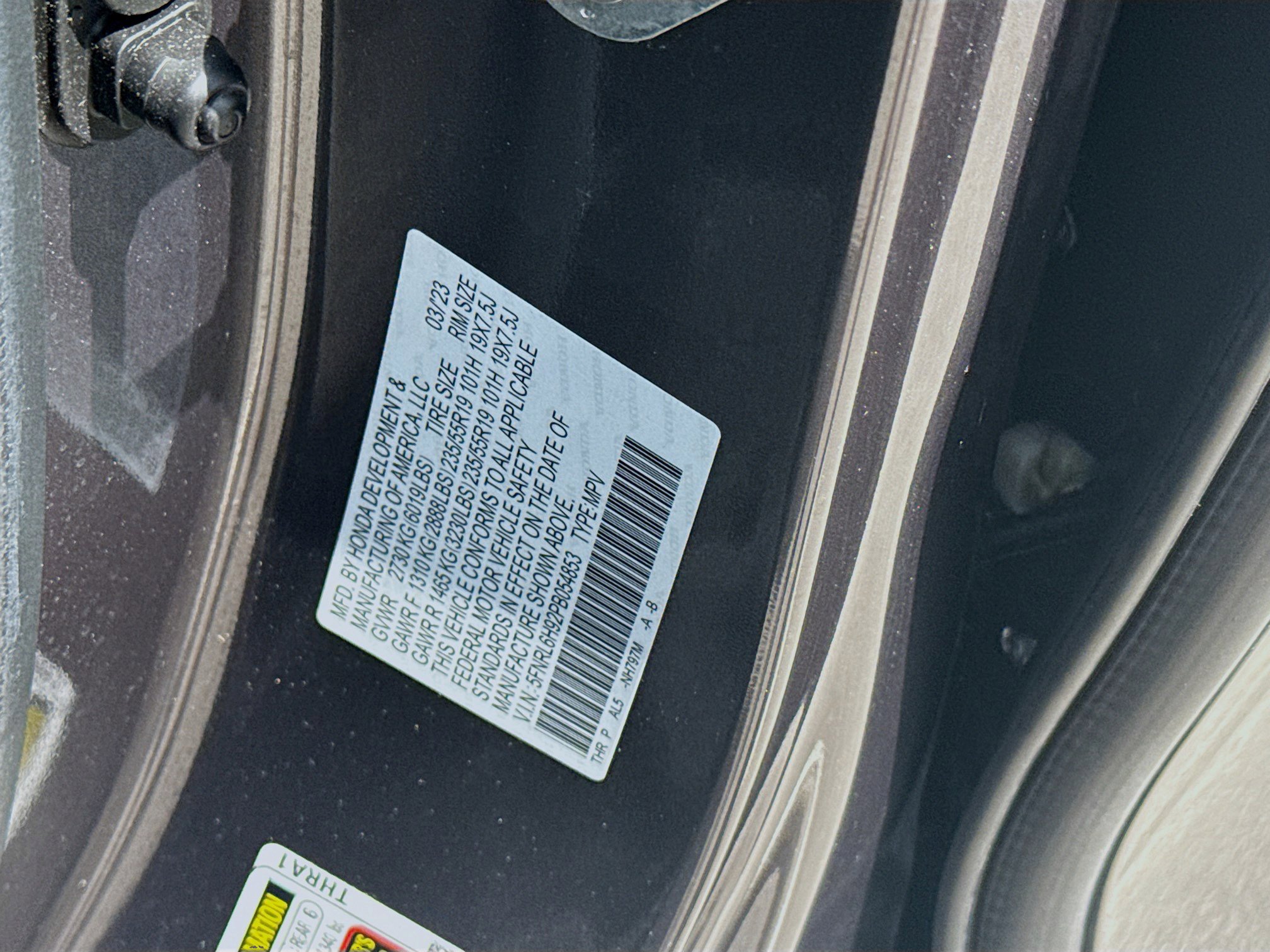 Certified 2023 Honda Odyssey Elite image 37