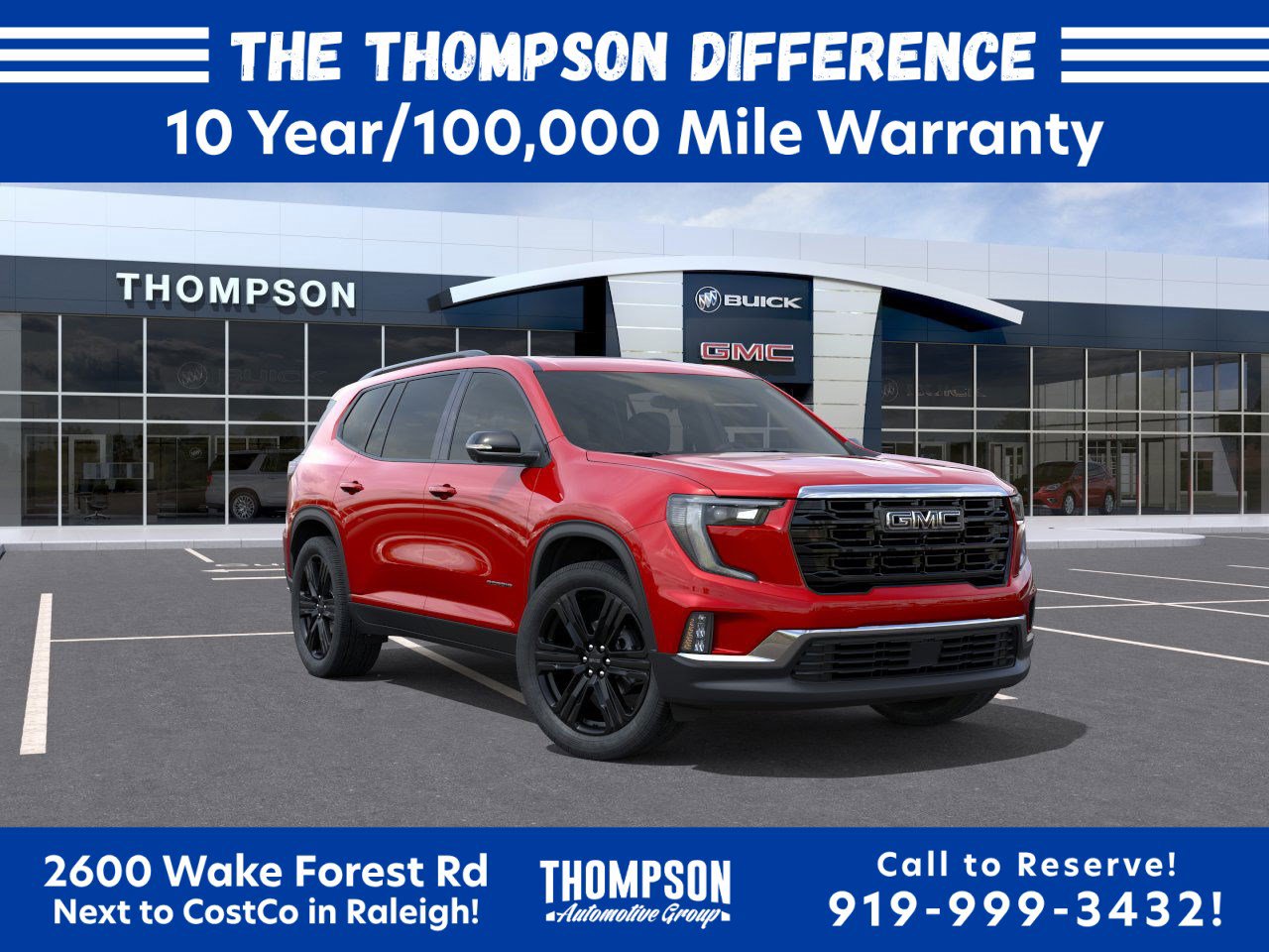 New 2026 GMC Acadia Elevation w/ Black Edition