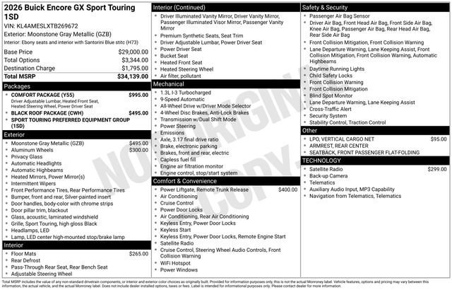 New 2026 Buick Encore GX Sport Touring w/ Comfort Package AWD/4WD image 23