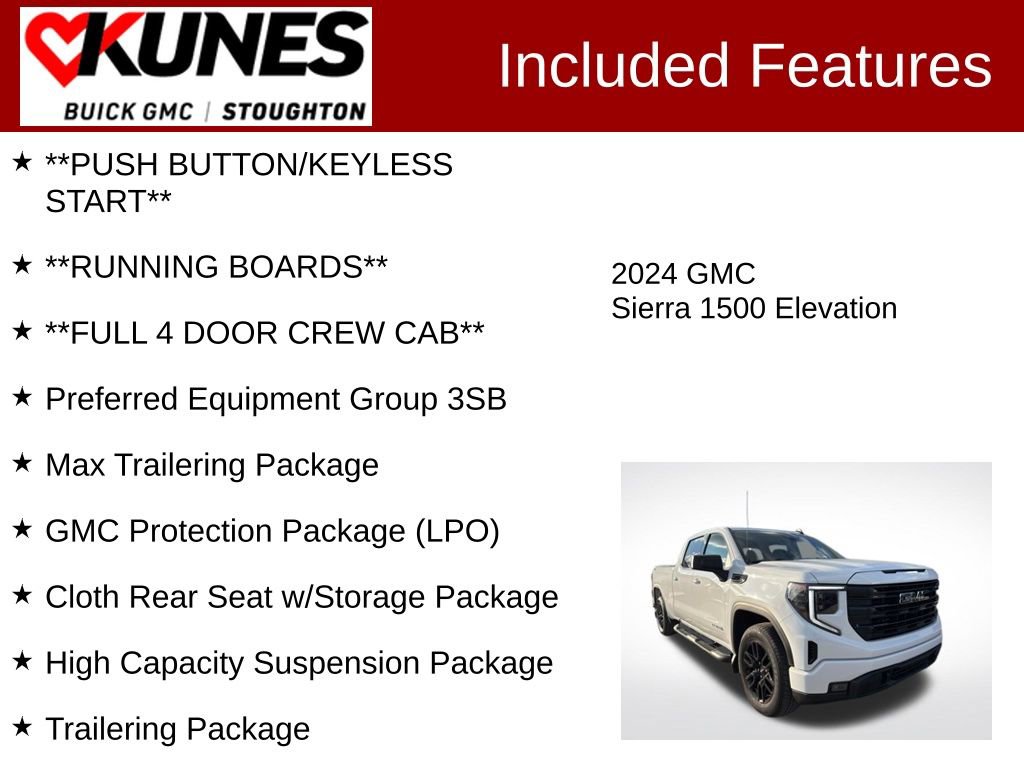 Used 2024 GMC Sierra 1500 Elevation w/ LPO, GMC Protection Package image 3