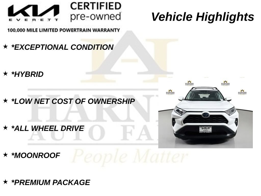 Used 2021 Toyota RAV4 XLE w/ XLE Grade Weather Package AWD/4WD image 9